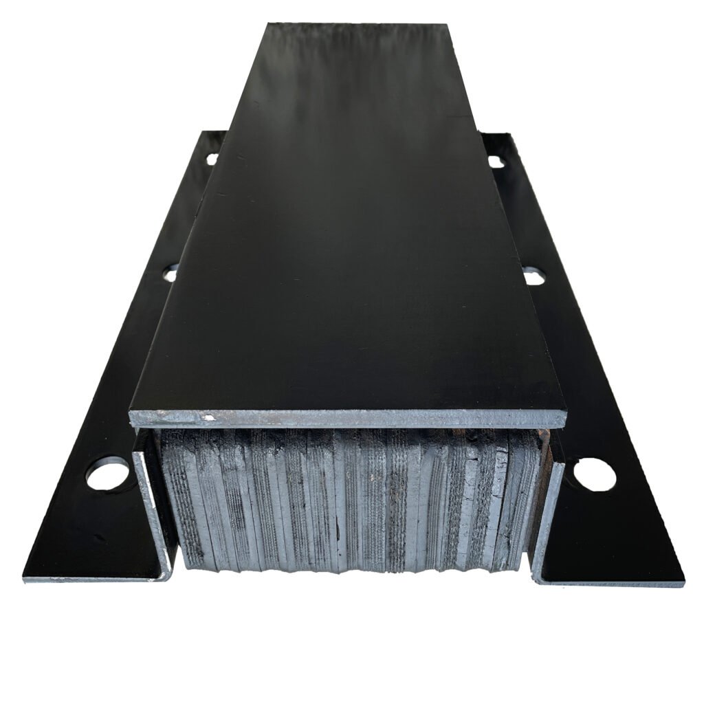 a black rectangular object with holes